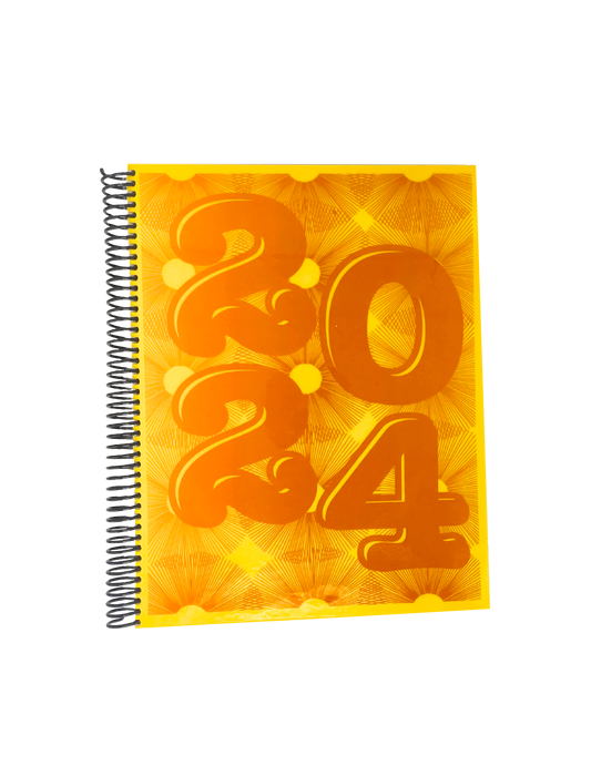 2024 Starburst Planner - Yellow